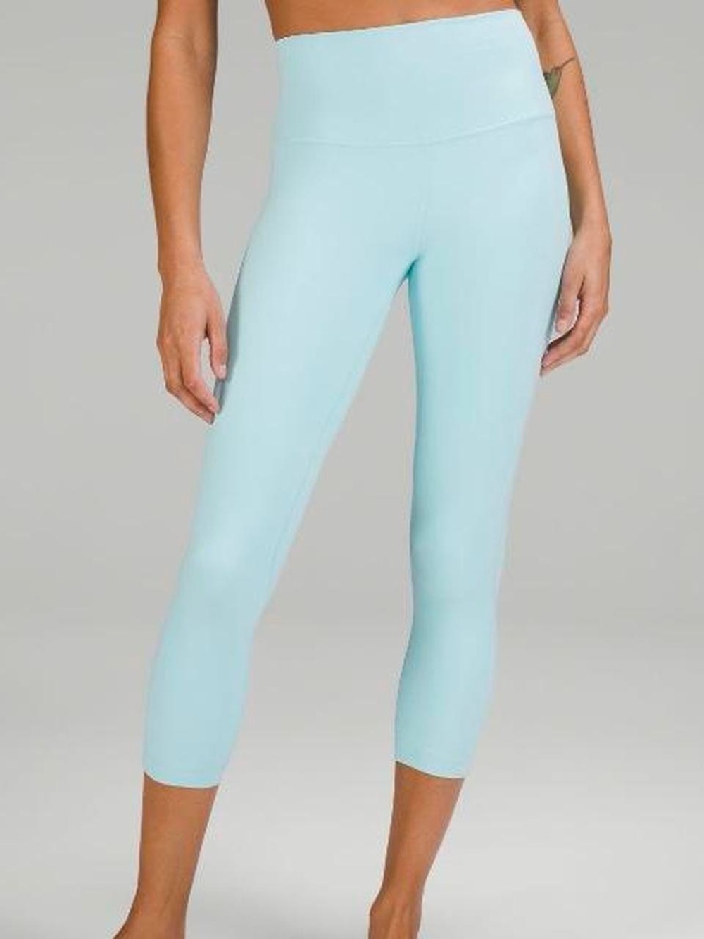 Lululemon Align Leggings Size 2 - 23” Crop in Light Blue (Icing Blue)